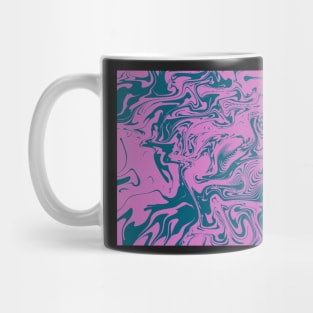 Purple Liquid Pattern Mug